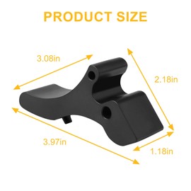 LEDBarz DW7231 Mounting Bracket for Dewalt Miter Saw Stand Replacement Clips Fits for Dewalt DW723 DWX723 DWX724 DW730 DWX725 Miter Saw Mounting Brackets (4-Pack)