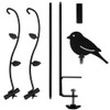 yosager Deck Bird Feeder Pole Bird Feeding Station Kit Porch