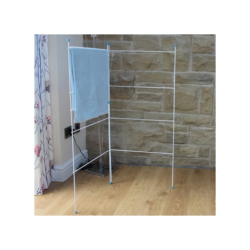 HOMION Caravan indoor/outdoor two panel folding washing clothes airer laundry