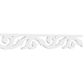 6"H x 5/8"P x 48"L Redford Architectural Grade PVC Running Trim