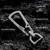 KeyUnity Titanium Carabiner KM16SW Keychain Men's with Keyring, High-Quality, Popular,