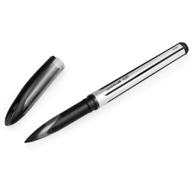 uni-ball Air Broad Rollerball Pen - Black Liquid Ink - Pack of 4 + Air Micro Great Ormond Street Pen