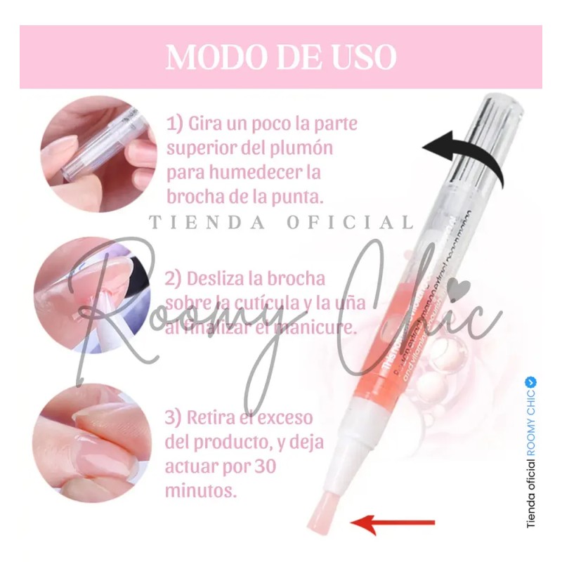 Aceite Hidratante Revitalizador De Cutícula Uñas Manicura