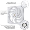 Thermalright TL-B14W 140mm CPU Cooler Fan, Computer White Case Cooling,