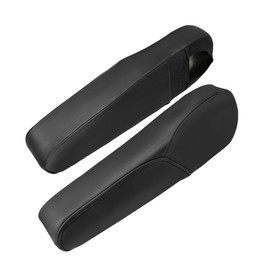 KBH Car Seat Armrest Cover for 2007 2008 2009 Honda CRV CR-V, Arm Rest Protector Interior Accessories, 1 Pair, Left & Right Side, Vinyl Leather, Anti-Scratch, Black