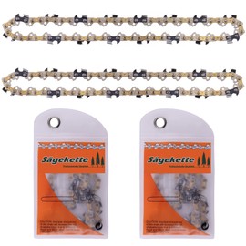 DIY-24H | 2 Sägeketten Kette kompatibel mit Stihl 018 MS 180 | 35cm Schnittlänge 3/8" 50 TG - 1,1mm Vollmeißel