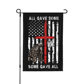 Flag 4th of july ALL GAVE SOME Flag MEMORIAL DAY Flags for Outside 12.5x18 Inch Garden Flag Farmhouse Yard Indoor/Outdoor Decoration Banner Decor Gifts