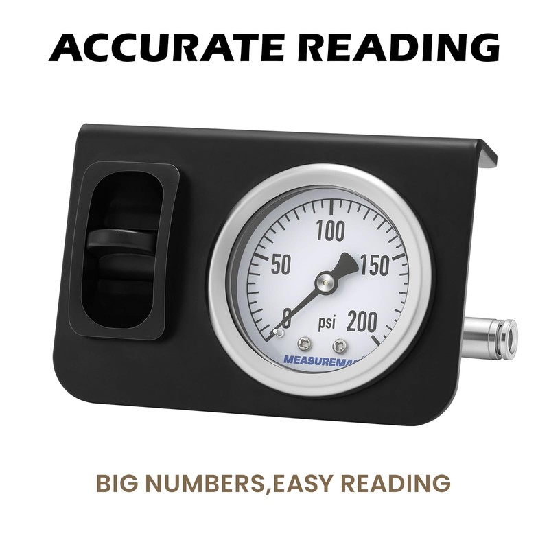 MEASUREMAN in-Cab Single Air Gauge Control Kit with Paddle Switch