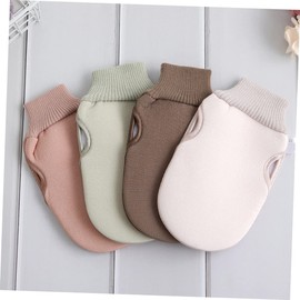 Ipetboom 2pcs Shower Gloves Brush Bath Mitten Scrubbers Exfoliating Back Massage Glove for Adults Students