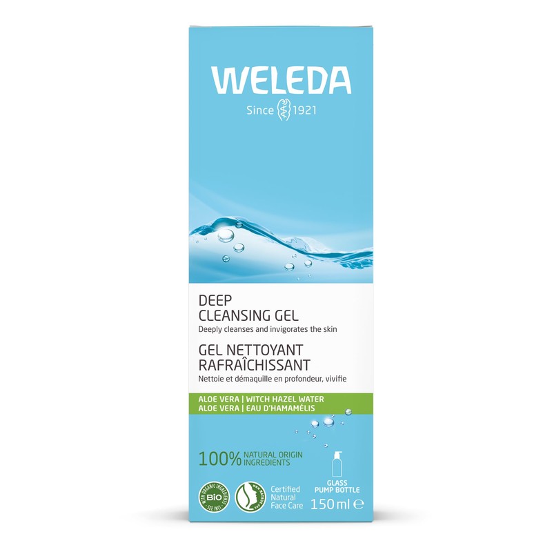 Weleda Organic Deep Cleansing Gel 150ml - Natural, light cleansing