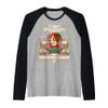Jack Russell Terrier Christmas Cheer Santa Claus Dog Elf Raglan