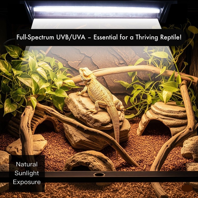 T5 HO UVB Reptile Light Bulbs – High-Output 24W 10.0UVB