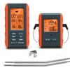 Wireless Meat Thermometer with 2 Propes for Grilling Kitchen Food