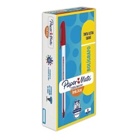Boligrafo Papermate Kilometrico Punto Medio 1.0 Mm 12 Piezas