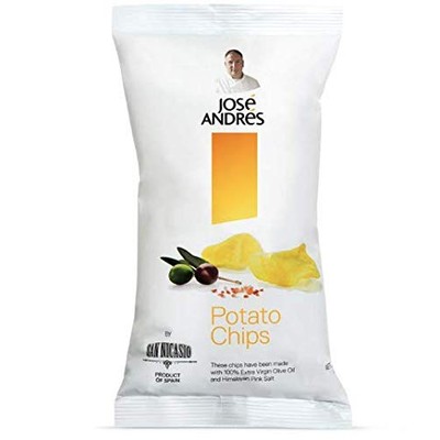 Extra Virgin Olive Oil Potato Chips by José Andrés Foods 1.41 Oz (4 pack)