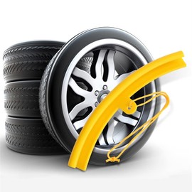 Rim Protectors for Alloy Wheels, 5PCS Bead Protector for Tire Machine Wheel Rim Protector Changers Motorcycle Car SUV Tyre Changing Edge Savers Tool Yellow