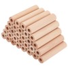 OLYCRAFT Pack of 12 10 x 2 cm Hollow Wooden