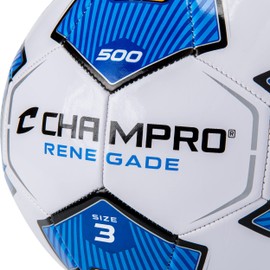Renegade Soccer Ball, Size 3, Royal