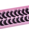 3D False Eyelashes, Natural Eyelashes, Pure Handmade Natural Look, Fluffy
