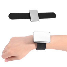 Magnetisches Haarklammerhalter Armbänder, Haarnadel Haar Griff Halter Haar Clip Collector Frisur Zubehör, rot/schwarz/grün/lila (Schwarz)