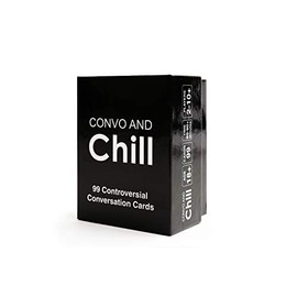 Convo and Chill - 99 Epic Conversation Starters for, Guests or Couples! Fun, Thought-Provoking Discussion Cards for Game Nights, Date Nights, Birthday Parties & More!