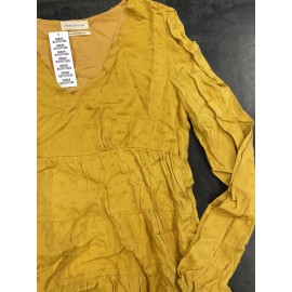 Urban Outfitters UO Mustard Embroidered Tunic Women’s Size S BNWT