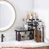 GHWIE Corner Shelf Organizer, 3 Tier Bamboo Kitchen Countertop Rack