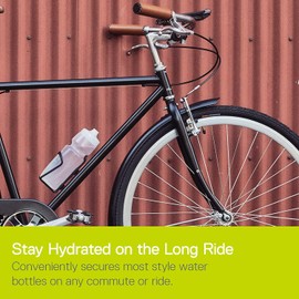 Bike Water Bottle Holder by Delta Cycle (2-Pack) - Lightweight Alloy Bottle Cage Holder Mount - Compatible with Any Standard Water Bottle - Easy Installation Quickly Mounts to Any Bike, Black