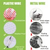 White Plastic Chicken Wire Mesh Fence Hexagonal Poultry Netting Plastic