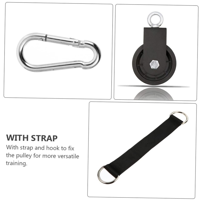 GRIRIW 1 Set Fitness Pulley System Silent Lifting Bearing for