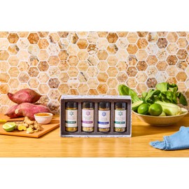 Savory Spice: The Essential Salt-Free Collection - Gourmet Spice Gift Set of Salt-Free Seasonings & Spices for Low-Sodium or Sodium-Free Diets (4-Jar Box)