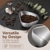 Coffee Bean Dosing Cup Stainless Steel Espresso Measuring Tray for