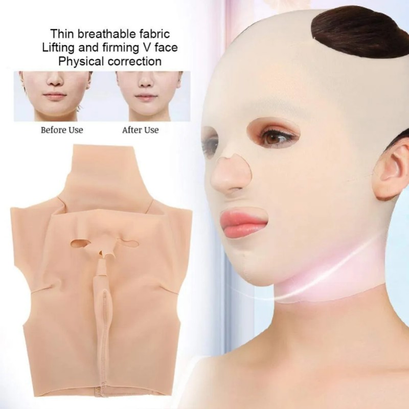 Vendaje Moldeador Facial Línea Elástica Transpirable