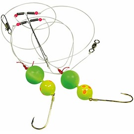 Dieter Eisele Select Cod Paternoster Leader Surf Fishing Leader, Sea System Yellow/Green 110 cm 0.40 mm 2/0
