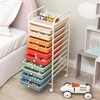 OFFICEJOY OFFICEJOY Storage Cart, Rolling Utility Cart with 10 Drawers,