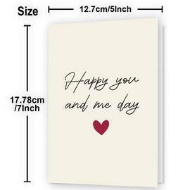 Anniversary Card | Happy Anniversary Card & Gifts for Women, Men, Wife, Husband, Him, and Her | Anniversary Card to Husband | Valentine Day Gifts & Card | Happy Anniversary Decorations | Wedding