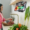 WINOK Tablet Wall Mount, 360° Rotatable Kitchen Wall Mount for
