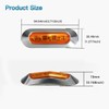 AOXLFU 20PCS Amber 12-24V LED Trailer Lights Side Marker Lights