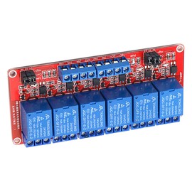 Eagles Relay Module with Optocoupler High or Low Level Trigger Expansion Board Compatible with Raspberry Pi Arduino (12V Relay 6 Channel, 1PCS)