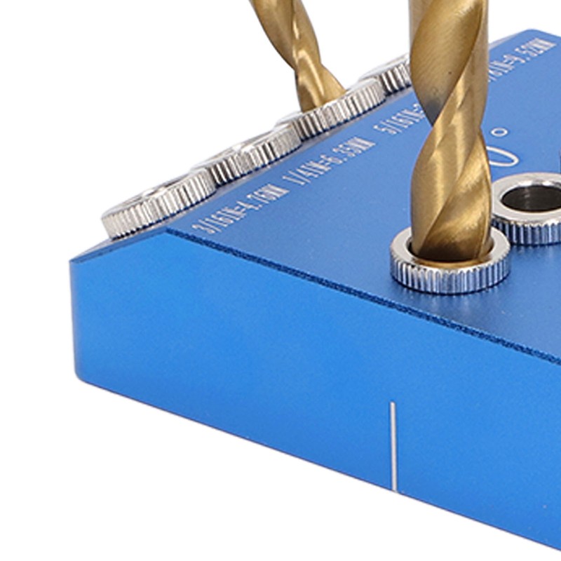 Drill Guide Jig 30 45 90 Degree Aluminum Alloy Angle