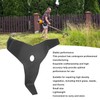 Black Weed Wacker Blades 3 Teeth Carbon Steel Brush Cutter