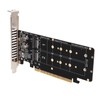 PCIE X16 to M.2 M KEY Expansion Card NVMEx4 SSD