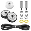 12001541 303373K Dryer Drum Roller Kit, Dryer Drum Support Roller