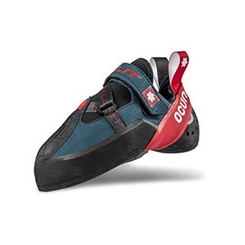 Ocun Bullit Bouldering Shoe | Rock Climbing Shoe, Petrol/Red, 11.5