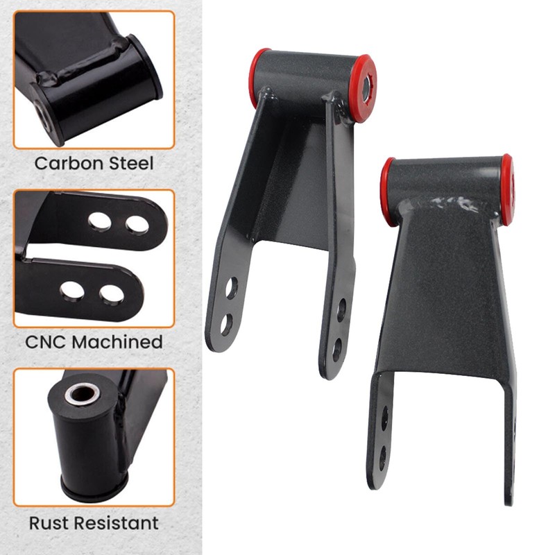 BST BSSP 4" Lowering Drop Set Spring Shackle and Hanger