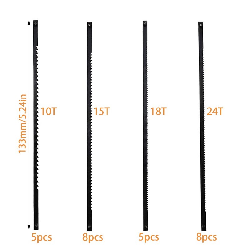 Scroll Saw Blades 26 Pieces Scroll Saw Blade with Pin