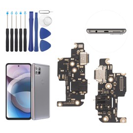 Dock Connector for Motorola Moto One 5G ACE USB Charging Port Flex Cable Replacement for Motorola G 5G XT2113 Type C Charger Dock Board Connector with Kit