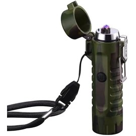 Torch Lighter 1 Pack, Refillable Butane Lighter with Lock, Windproof and Waterproof Gas Lighter Adjustable Jet Flame Lighters, Black(Without Gas)