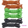HizeJie Round Shoelaces Reflective Thick Braid Shoe Laces Shoestrings 3