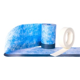 Bauhandel24 Bath Sealing Tape Set, Sealing Tape 3 m with Sound Insulation Tape 3.30 m, Sealing Tape Shower, Joint Tape Bathroom